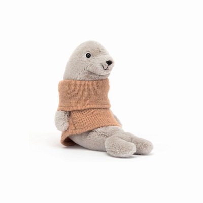 Jellycat Cozy Crew Seal New Zealand | RFICJ4763